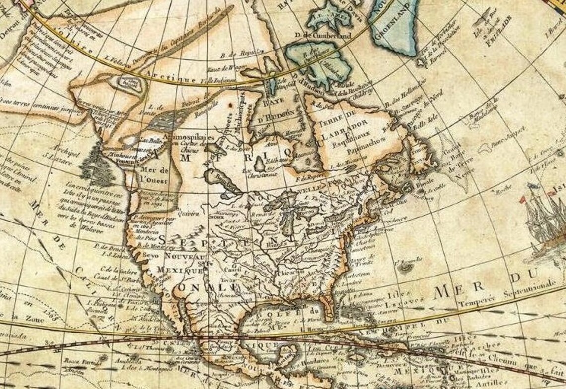 Digital Vintage World Map Printable Download. Vintage World - Etsy