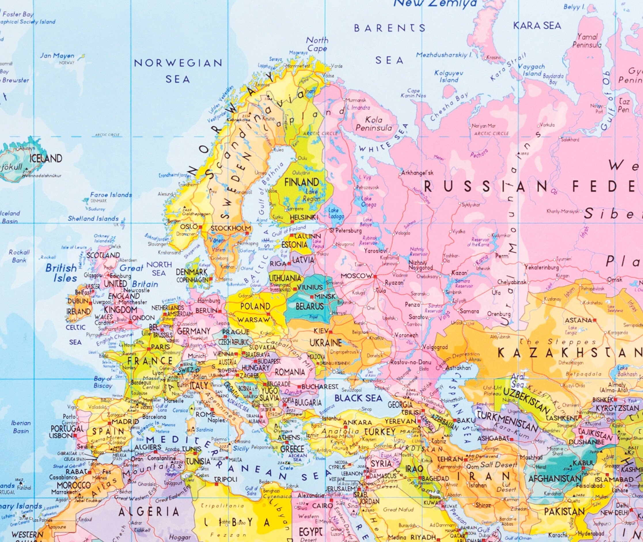 digital political world map printable download world map with flags