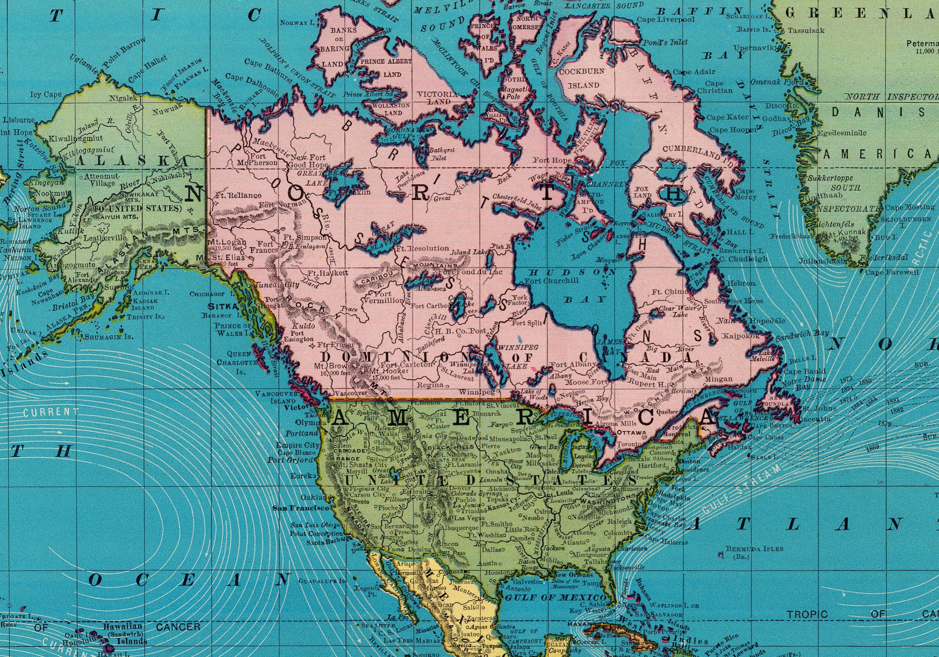 digital blue oceans vintage colorful world map printable download