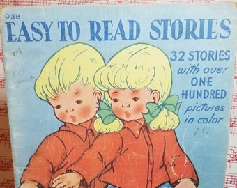 1946 SC Easy To Read Stories 32 Stories with over One Hundred Pictures in Color, Samuel Lowe Co. #1038