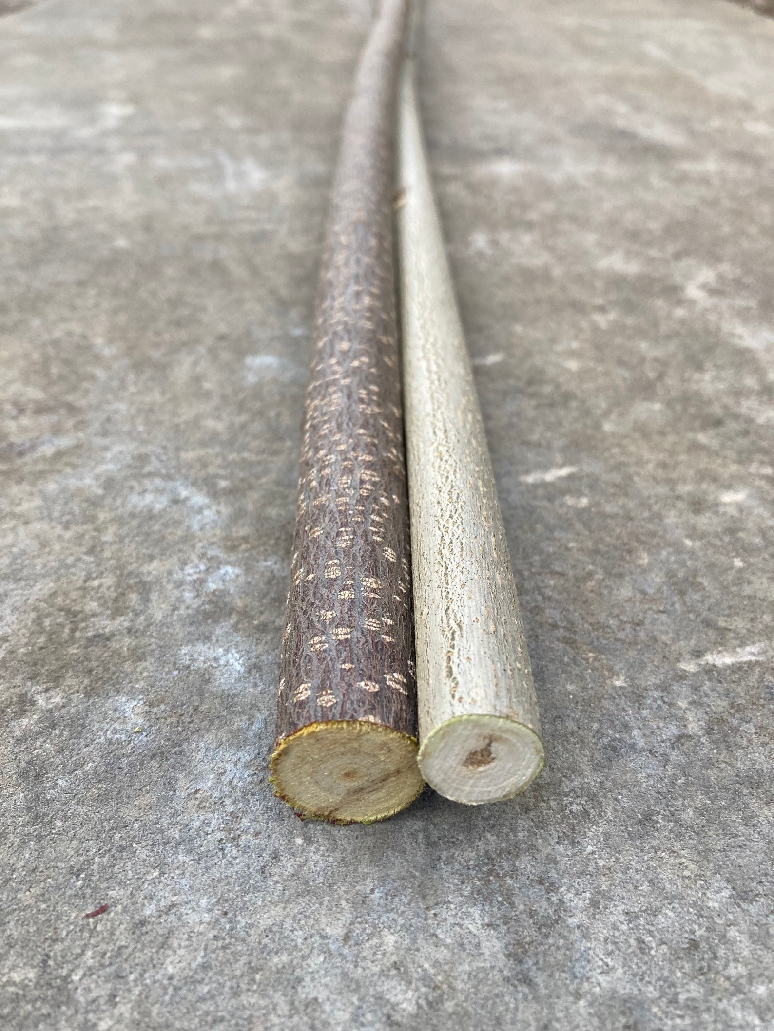 3 Tree Branch Rods Live Edge Wooden Dowels Macrame Rod Etsy