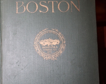 Antiquités, 1916, Book of Boston de Robert Shackleton, première édition, première impression, histoire de Boston, histoire des États-Unis