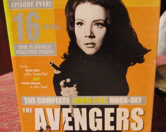 SALE, Avengers, complete TV series collection, 16 Discs, Emma Peel, Diana Rigg, 60s cult TV, 60s Avengers,