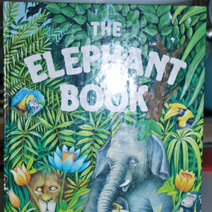 Vintage 1983, The Elephant Book, collection by Pepper, OOP, First printing, Oxford Press, Excellent condition, HC