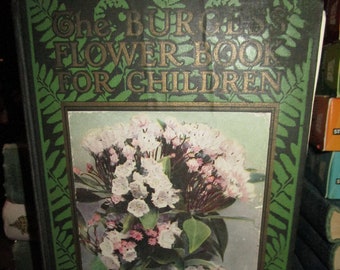 Antique, 1923, Thornton Burgess, Flower Book for Children, First Edition