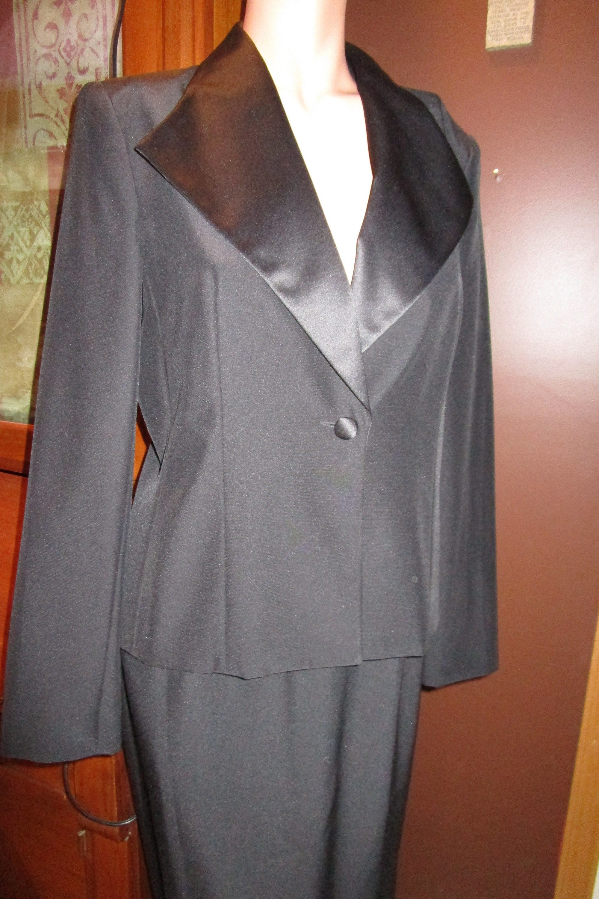 Vintage 80s Bloomingdales Black Tuxedo 