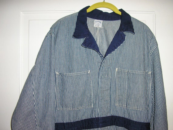 SALE, Vintage  40s, 50s, denim, striped, jumpsuit… - image 3