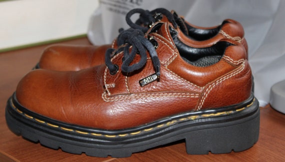 Ladies brown doc martens online