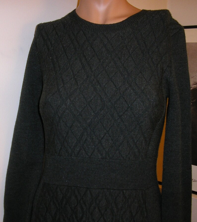 90s Grey Sweater Dress (M/L)