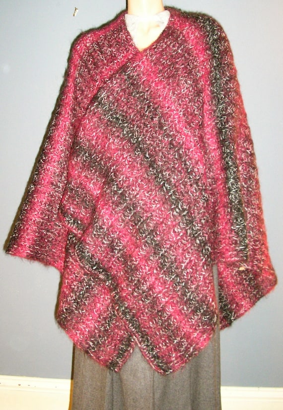 Vintage, mohair, shawl, Peck and Peck, one size, m