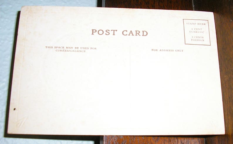 Antique post card, pre-1910, Happy Birthday, unused, embossed, good condition, birthday post card bild 2