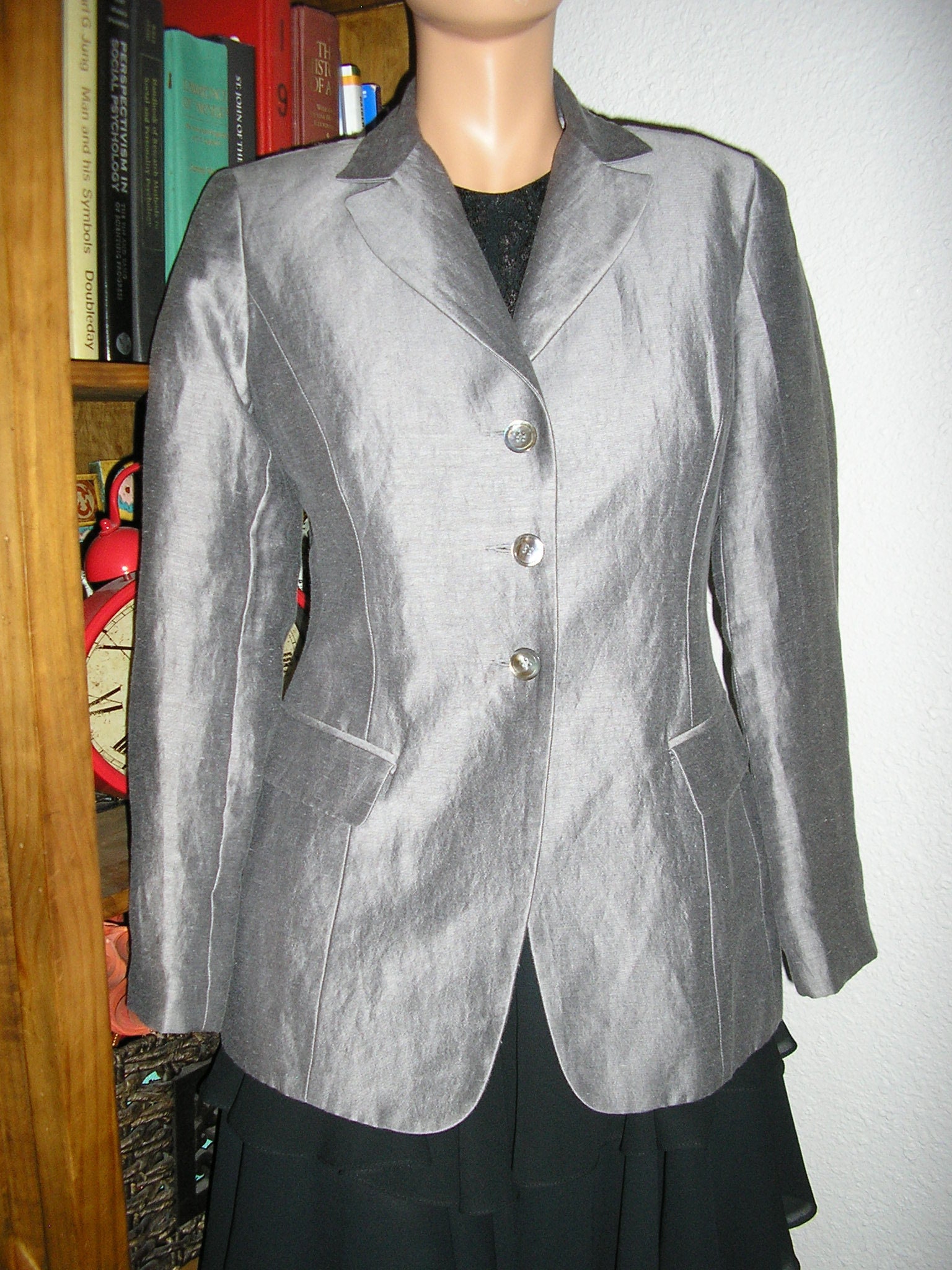 Vintage 90s Silver Gray Jenne Maag Long Jacket Blazer Size - Etsy New Zealand Vintage 90s Silver Gray Jenne Maag Long Jacket Blazer Size - Etsy New Zealand