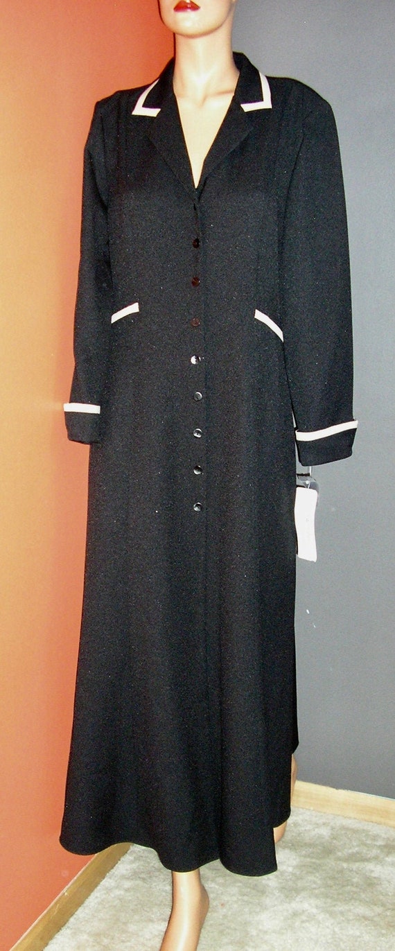 Vintage 90s,nwt, David Warren, D.w.studio, Coat Dress, Maxi Dress