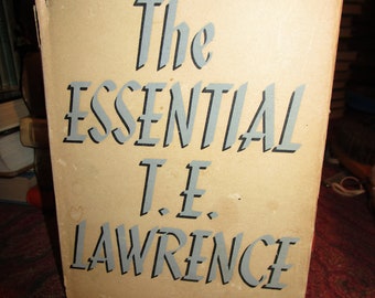 Vintage, 1951, The Essential T.E. Lawrence, stated first edition
