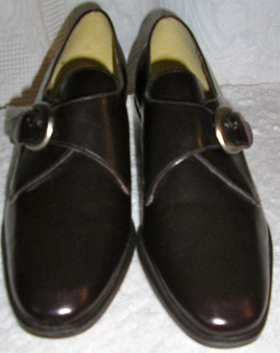 Vintage, NWOT, 90s, Nine West, brown, monk strap,… - image 1