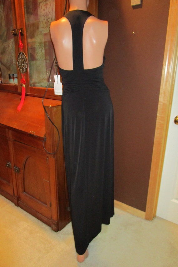 Calvin Klein NWT T Back Open Back Black Gown Size 6 - Etsy New Zealand Calvin Klein NWT T Back Open Back Black Gown Size 6 - Etsy New Zealand