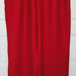 Vintage 90s Red Crepe Albert Nipon Pants Suit High Waist - Etsy
