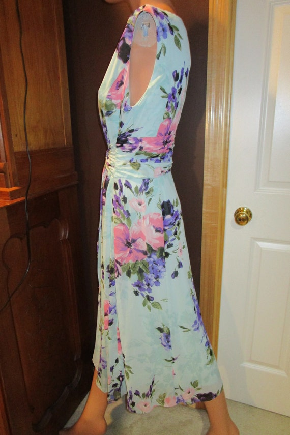 Anne Klein, sleeveless, floral, dress, size 12, s… - image 4