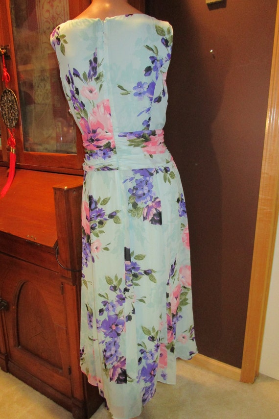 Anne Klein, sleeveless, floral, dress, size 12, s… - image 3