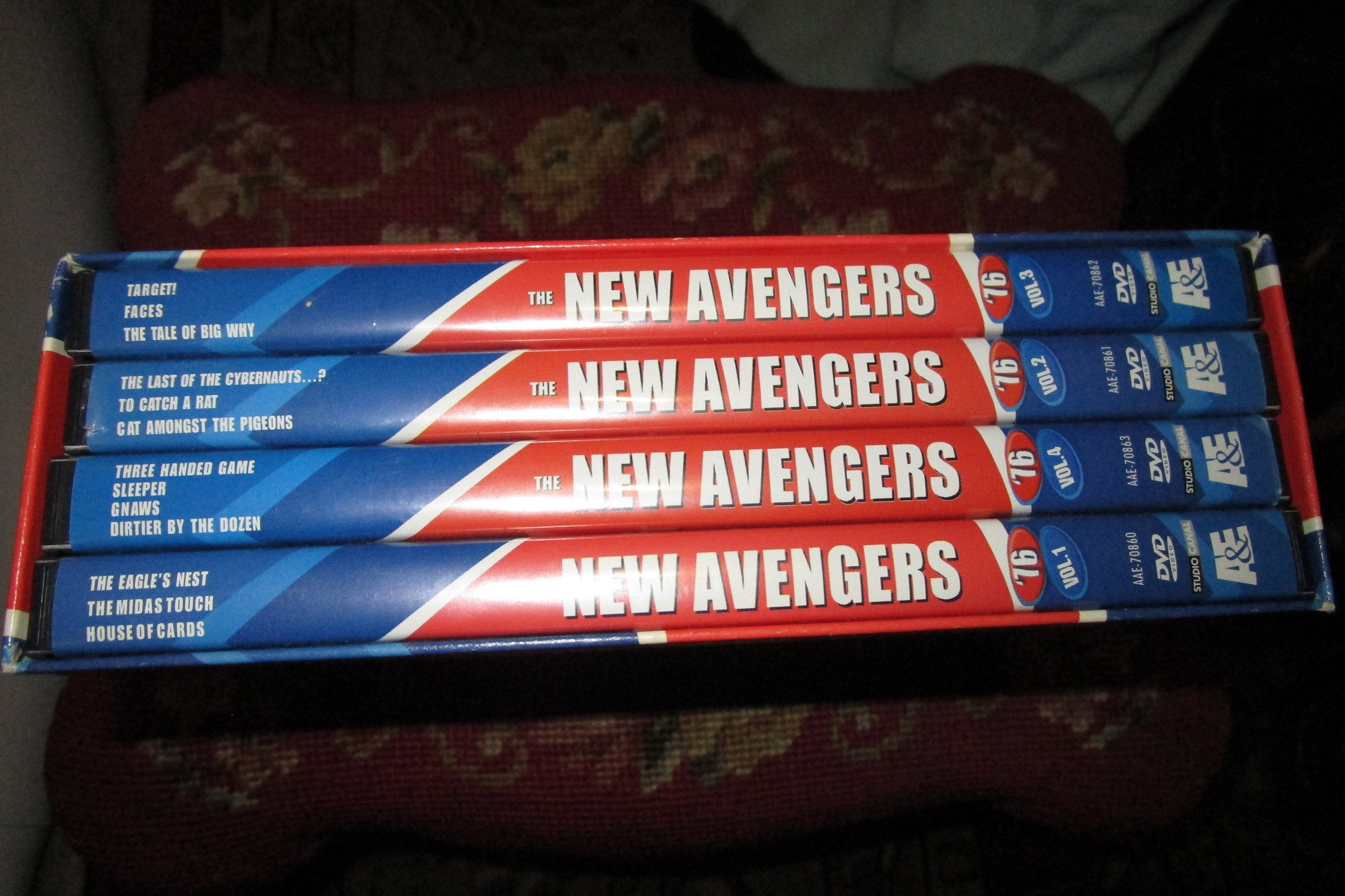 SALE Vintage, the New Avengers, DVD, '76, 4 Disc Set, Joanna