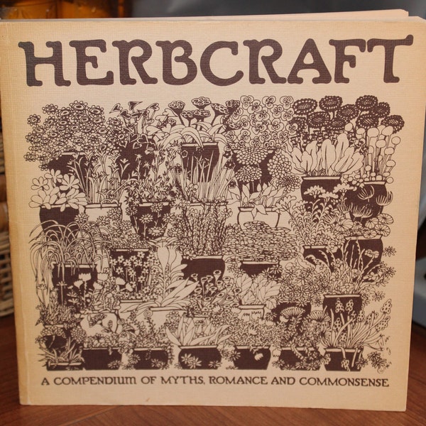 Vintage 1971, Herbcraft by Violet Schafer, paperback, illustrated Win Ng
