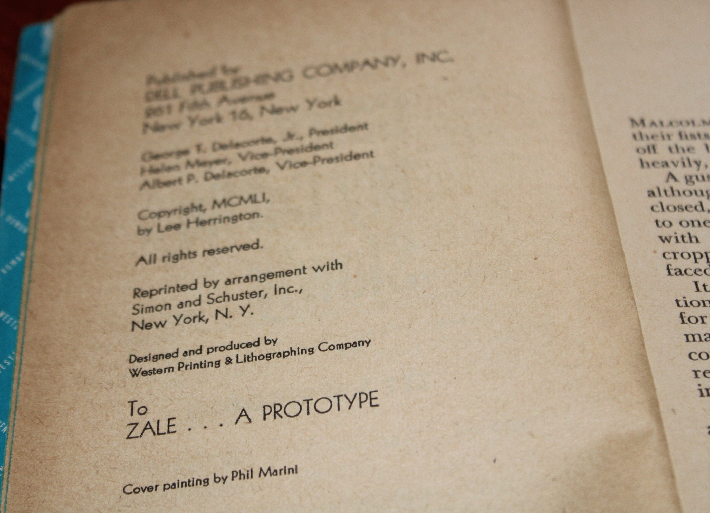 Vintage 50s Pulp Fiction, Carry My Coffin Slowly, by Lee Herrington