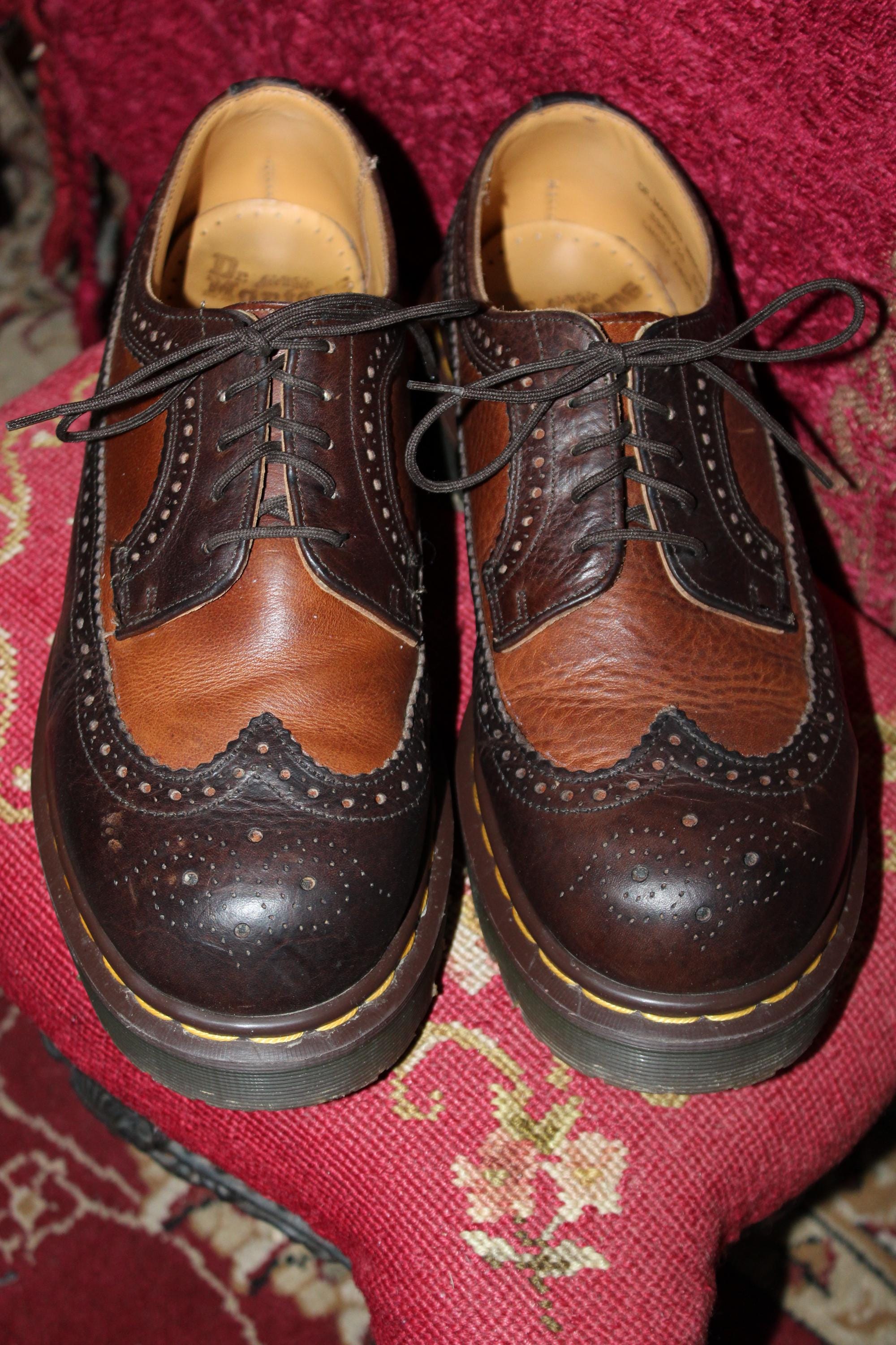 Doc Marten Wing Tips - Etsy
