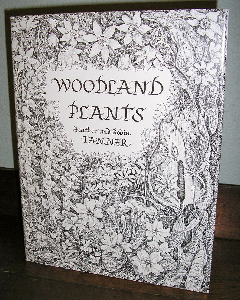 Vintage, First Edition, limited edition 834 of 1500, 1982, Woodland Plants, Tanner, HC with DJ and box, excellent condition image 2