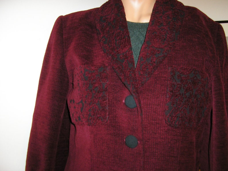 1970s Classic Corduroy Jacket - Wine