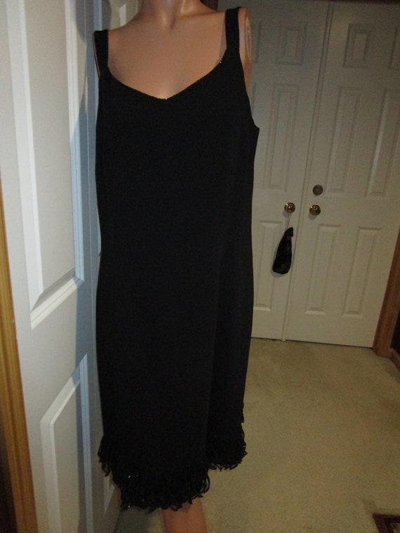 NWT,  Vintage Albert Nipon, black formal, evening 