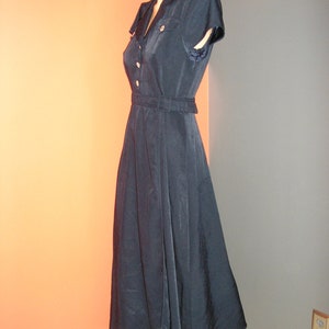 Vintage 90s, Gray Shirt Dress, Faux Wrap Dress Cap Sleeves, Belted Coat ...
