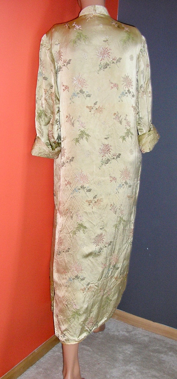 SALE, vintage silk, embroidered, oriental robe, f… - image 4