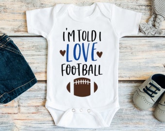 Football outfit baby boy, Football outfit, Football baby shower, Baby boy football outfit, Football outfit for newborn, Sports baby outfit