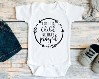 For this child we have prayed, Pregnancy announcement, Worth the wait, Baby announcement, Miracle baby, Little miracle, Christian baby gift