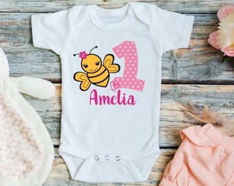 Bumble bee birthday, 1st birthday girl, Honey bee first birthday, First bee day, Cake smash outfit, First birthday girl gift, One year old