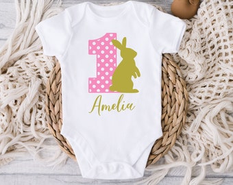 Some Bunny Is One, Bunny 1st Birthday, Bunny One Gold, Bunny Birthday, Bunny 1st Birthday Outfit, Bunny 1st bday Outfit Girl Easter Birthday