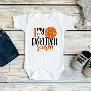 Baby Boy Basketball Outfit - Baby Girl Basketball Outfit - Basketball Baby Outfit - Basketball Baby Boy - Baby Bodysuit - Baby Clothing