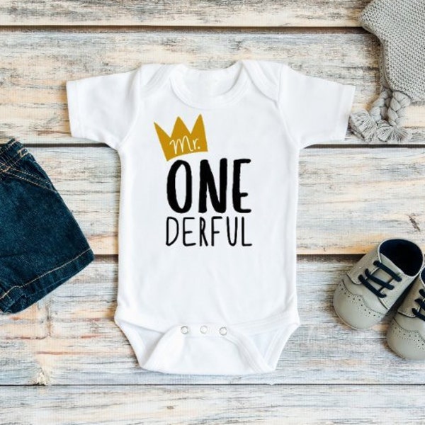 Birthday Gift, Birthday Outfit, 1st Birthday Outfit, One Year, First Birthday Boy, Boy First Birthday Outfit, onederful, Mr. ONEderful