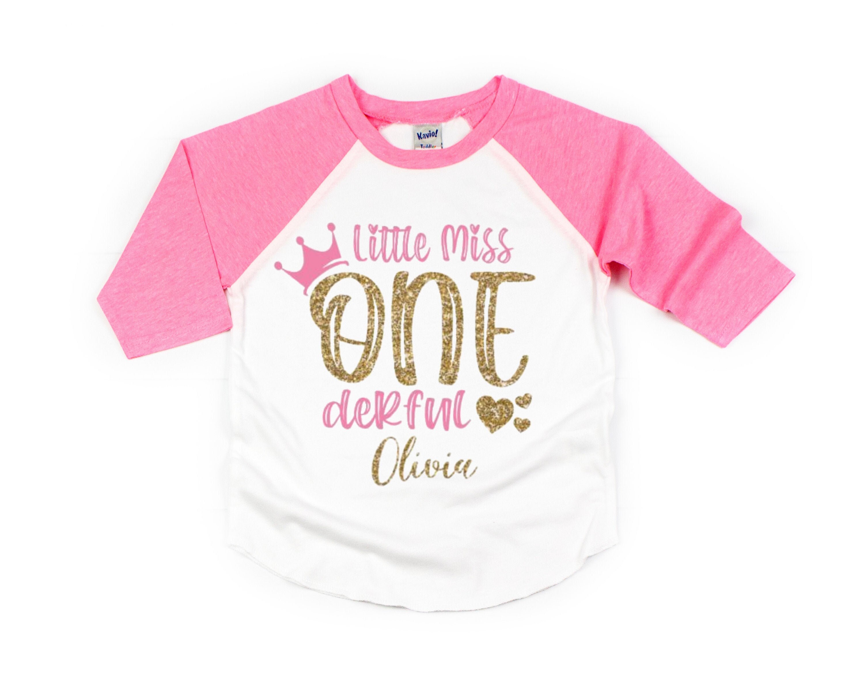 little miss happy t shirt