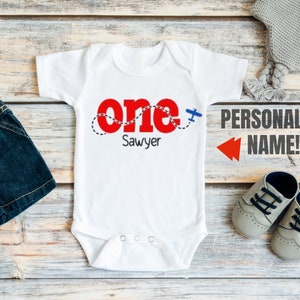 Boys First Birthday Outfit, First Birthday Boy, First Birthday Outfit Boy, 1st Birthday Boy Outfit, Boys First Birthday, Airplane Birthday image 2