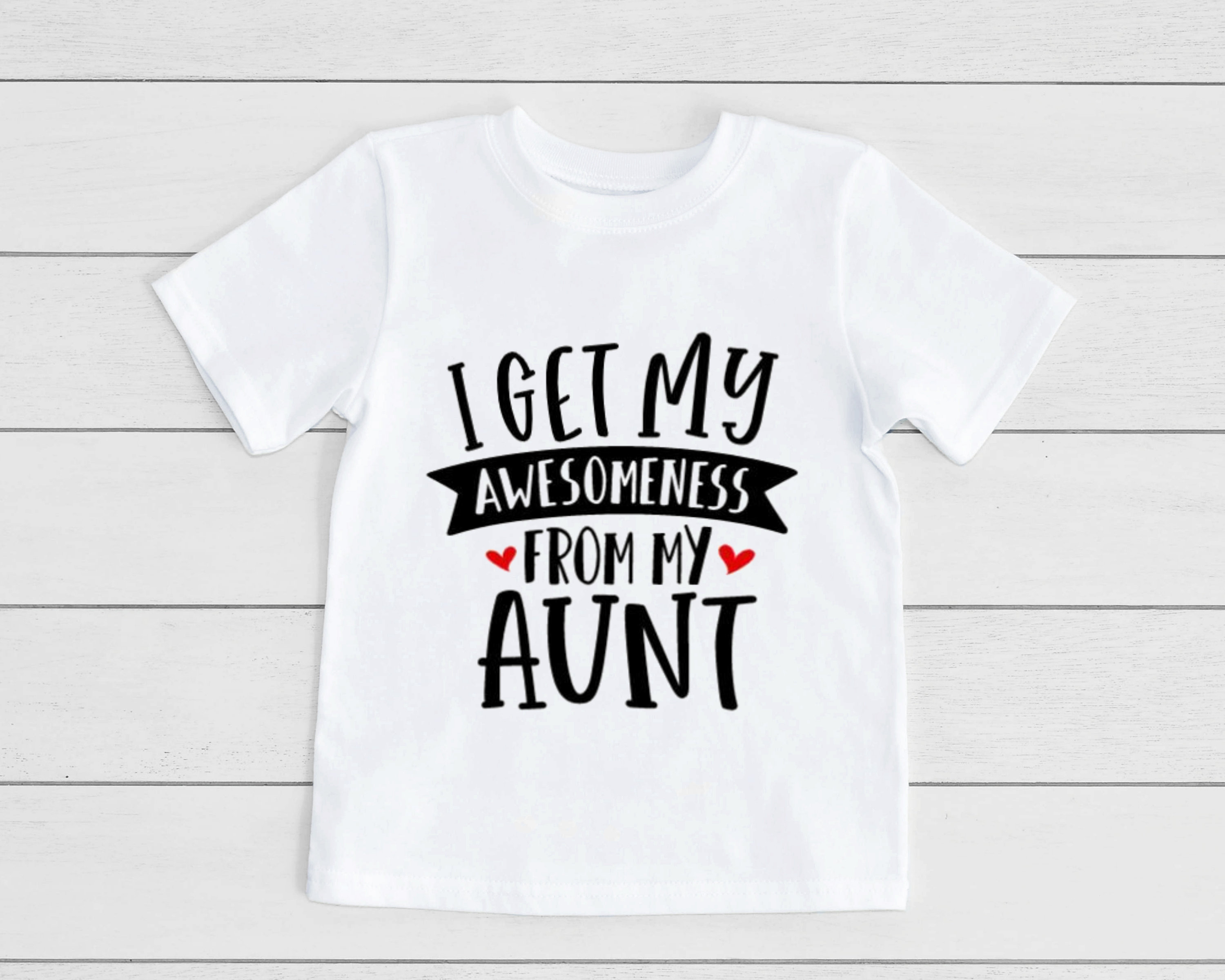 I Get My Awesomeness From My Aunt Funny Baby Bodysuit Baby Etsy
