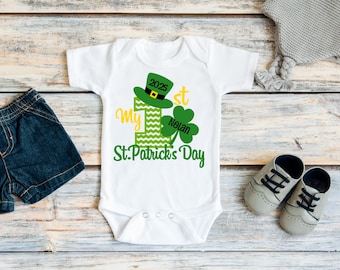 My 1st St Patrick's Day, St Patrick's day outfit, First St Patrick's, St Patrick's day baby, Baby boy St Patrick's day outfit, St Pattys Boy
