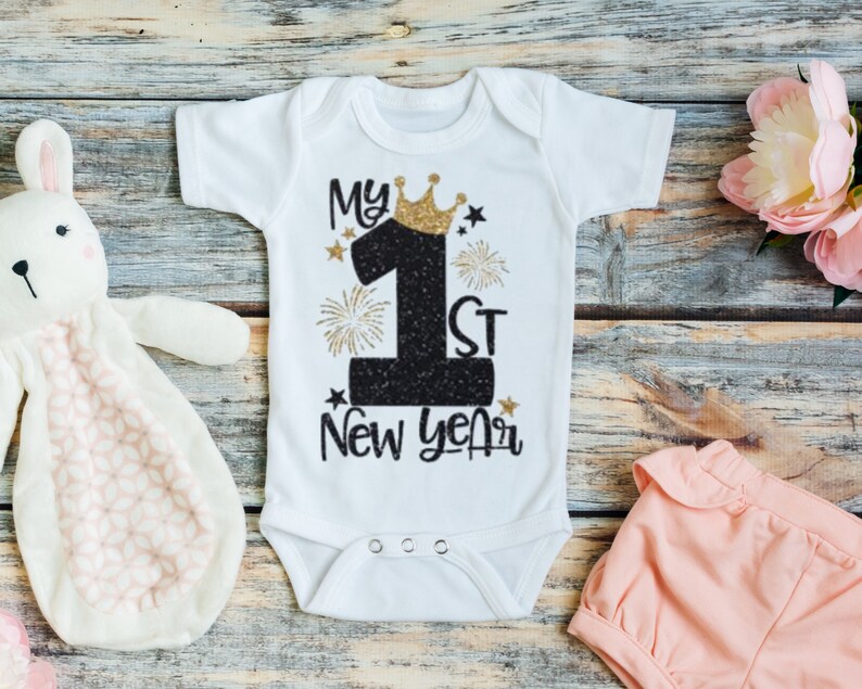 my first new year baby clothes