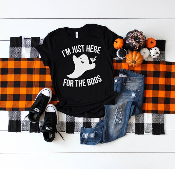 I'm Just Here For The Boos Shirt Halloween Shirt Boos Shirt Wine Shirt Just Here For The Boos Ghost Shirt I'm Just Here For The Boos Shirt Halloween Shirt Boos Shirt Wine Shirt Just Here For The Boos Ghost Shirt