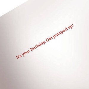 Get Pumped Up Birthday Card image 2