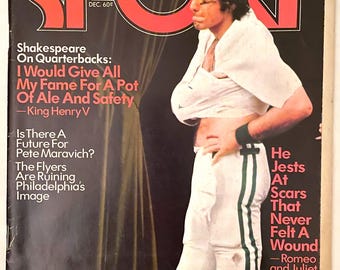 Sport Magazine December 1973 Joe Namath Y.A. Tittle Pistol Pete Maravich Bobby Clarke