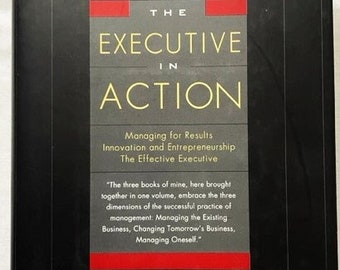 The Executive in Action Peter Drucker 1996 Hardbound Like New