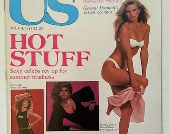 US Magazine July 4, 1983 Christie Brinkley, Ann Margret, Mister T, Ann Turkel Cover Also Christopher Reeve Superman III, Matthew Broderick