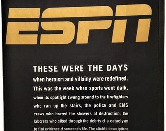 ESPN Magazine October 2001 Excellent Condition