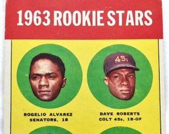 1963 Rookie Stars Topps #158 Good Condition